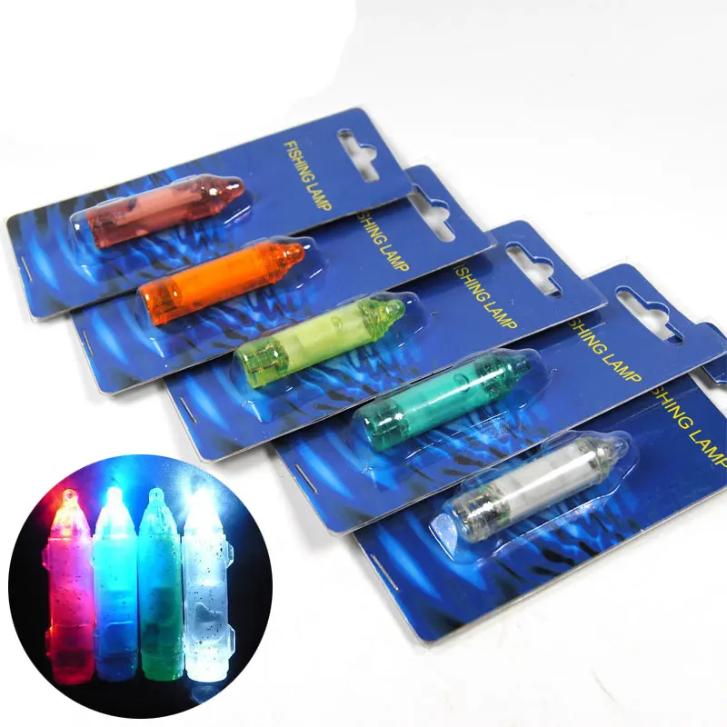 2 шт. мини подводная рыбалка лампы мигающий светодиодный осьминог приманка