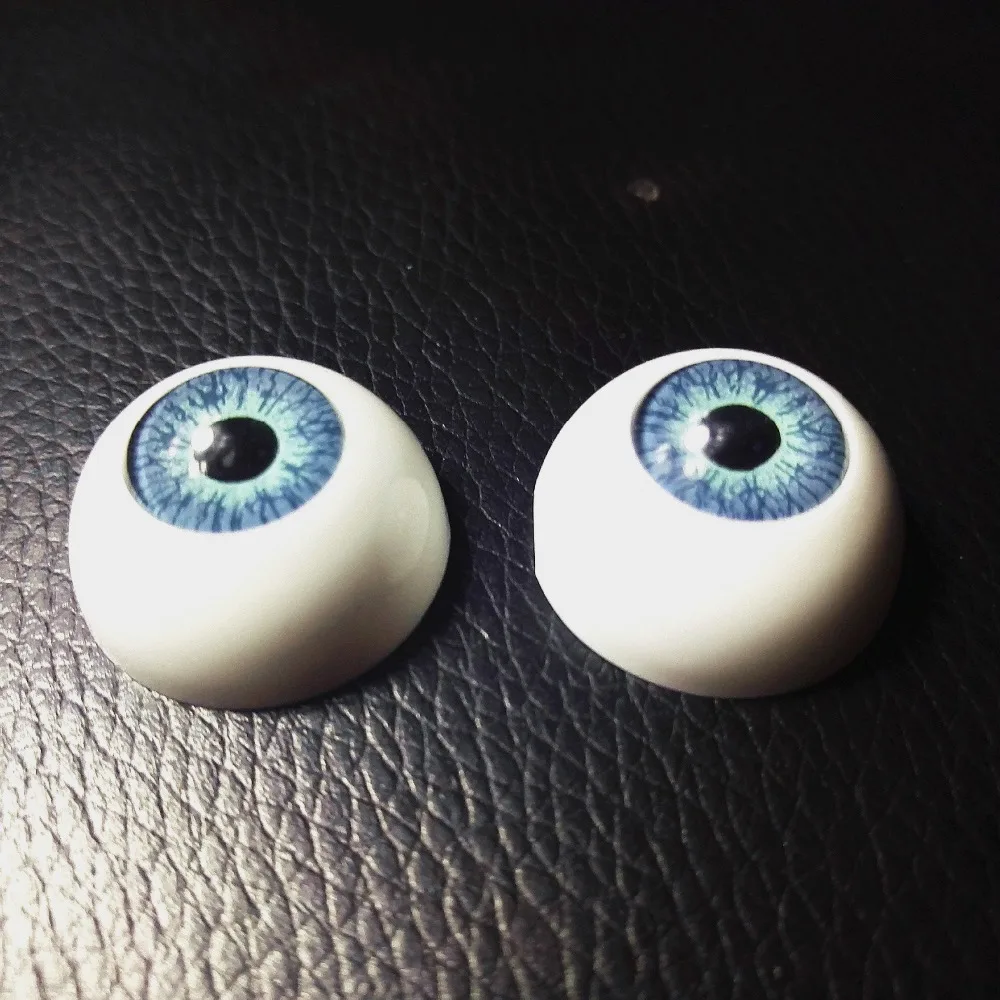50 парт 22 мм акриловые Глазные яблоки микс 5 цветов Пластиковые кукольные глаза