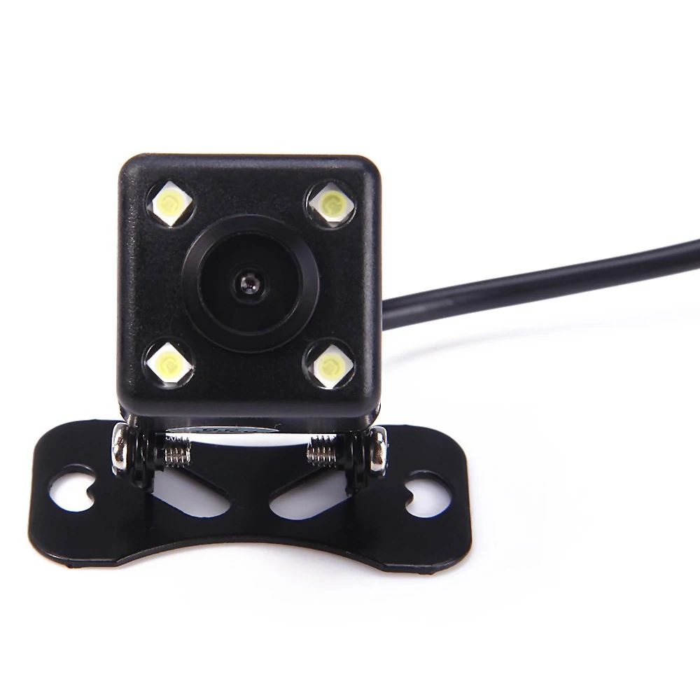 Rectangle Car Rear View Camera IP67 4 LED Night Vision Waterproof Wide Parking Assistance Cam Universal | Автомобили и мотоциклы