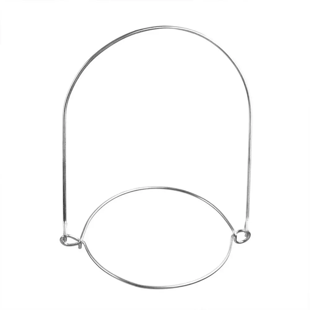 12/24 pcs Mason Jar Hanger Stainless Steel Wire Handles for Mini Glass Bottle Glass Container Canning Jars HomeDecoration