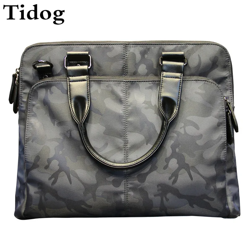 Мужская камуфляжная Сумка тоут Tidog деловой портфель через плечо сумка мессенджер