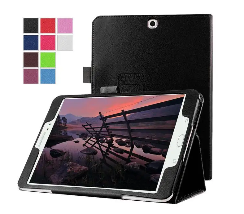 9,7 дюймов Чехлы для планшетов samsung GALAXY Tab S2 9," смарт-чехол для samsung GALAXY SM-T810/T813/T815/T819 9,7 чехлы - Цвет: for t810 black