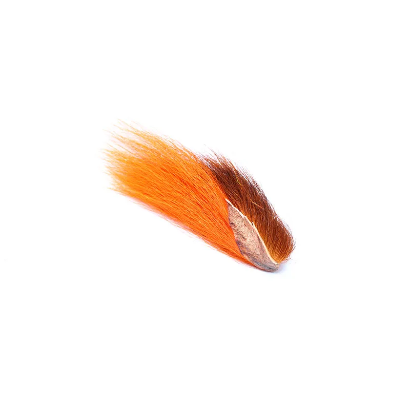 orange PERSUADER, 1 шт., хвостик, волосы, секция, стримеры, блесна на окуня, материал для завязывания мушек, 10 цветов, северный олень, хвост, искусственные приманки - Цвет: orange