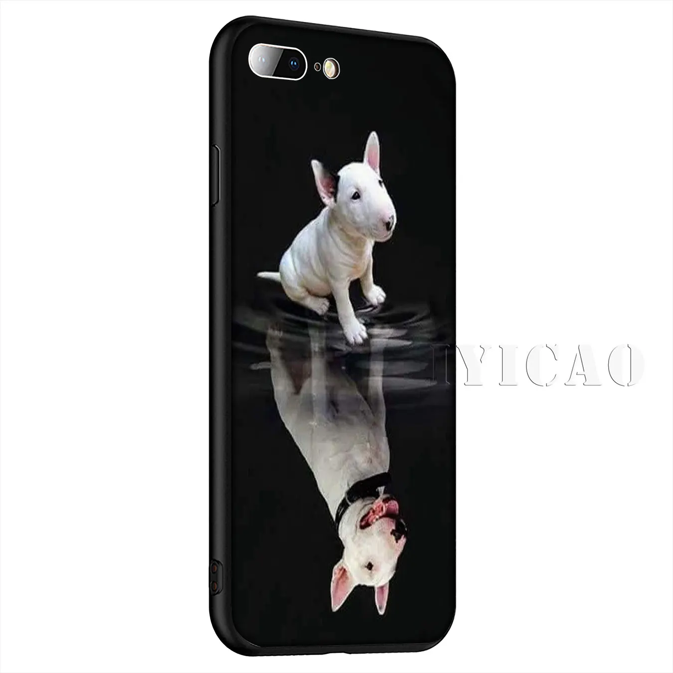 IYICAO bullterrier bull terrier dog Новинка Fundas силиконовый мягкий чехол для iPhone XR X XS Max 8 7 6 6S Plus 5 5S