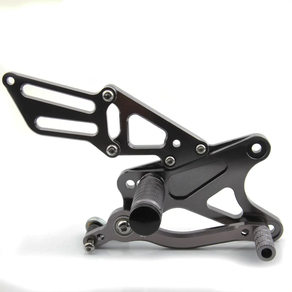 CNC титановые алюминиевые регулируемые Задние подножки для Yamaha YZF-R1 YZF R1 2009 2010 2011 2012 2013
