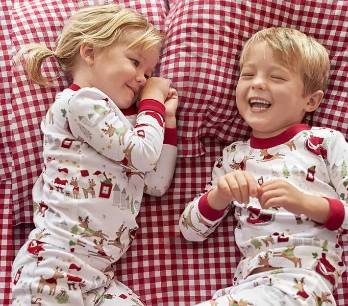 2017 New arrivals Christmas baby kids clothing reindeer print boys girls long sleeve set tops denim pants jeans 2pcs outfit | Детская