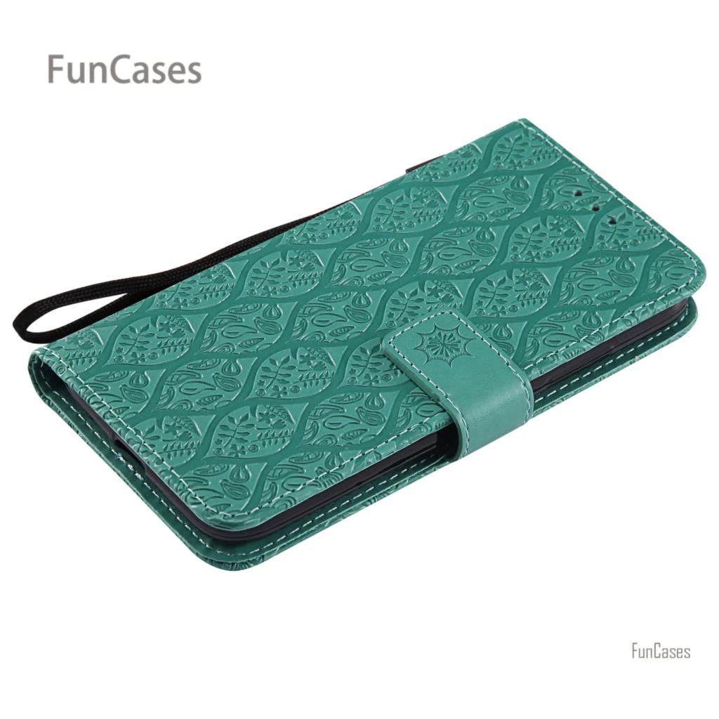 В виде вьющегося стебля с цветами чехол на магнитном замке покрытие huawei Y3 2017 из