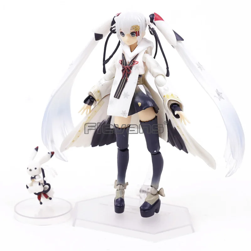 Vocaloid Hatsune Miku Figma EX-045 снег Miku кран жрица вер. ПВХ фигурка Коллекционная модель игрушки куклы