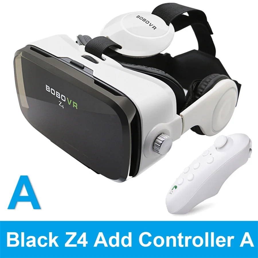 Очки виртуальной реальности VR КОРОБКА BOBOVR Z4 VR Очки Виртуальной Реальности очки 3D очки google Картон мини 2.0 бобо vr гарнитура Для 4.3-6.0 смартфон очки виртуальной реальности - Цвет: Z4-WH-XIAO
