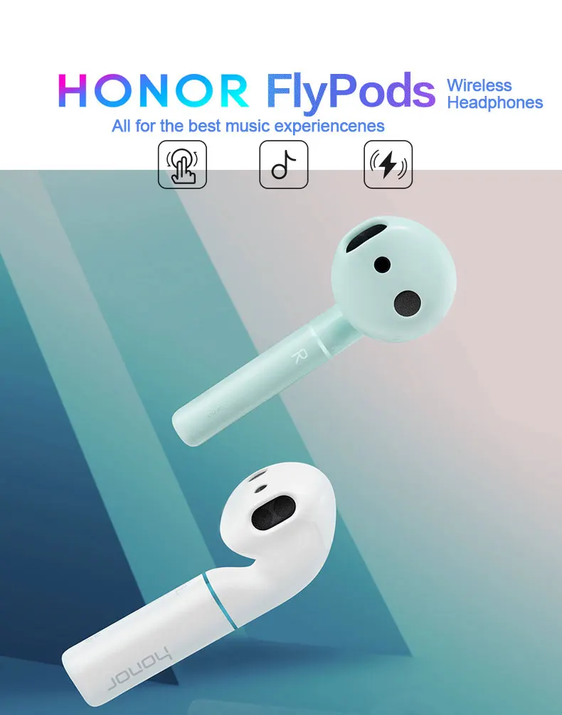 Беспроводные наушники-вкладыши huawei Honor Flypods, водонепроницаемые наушники с динамическим управлением, Беспроводная зарядка Bluetooth 5,0 Flypods Pro Lite