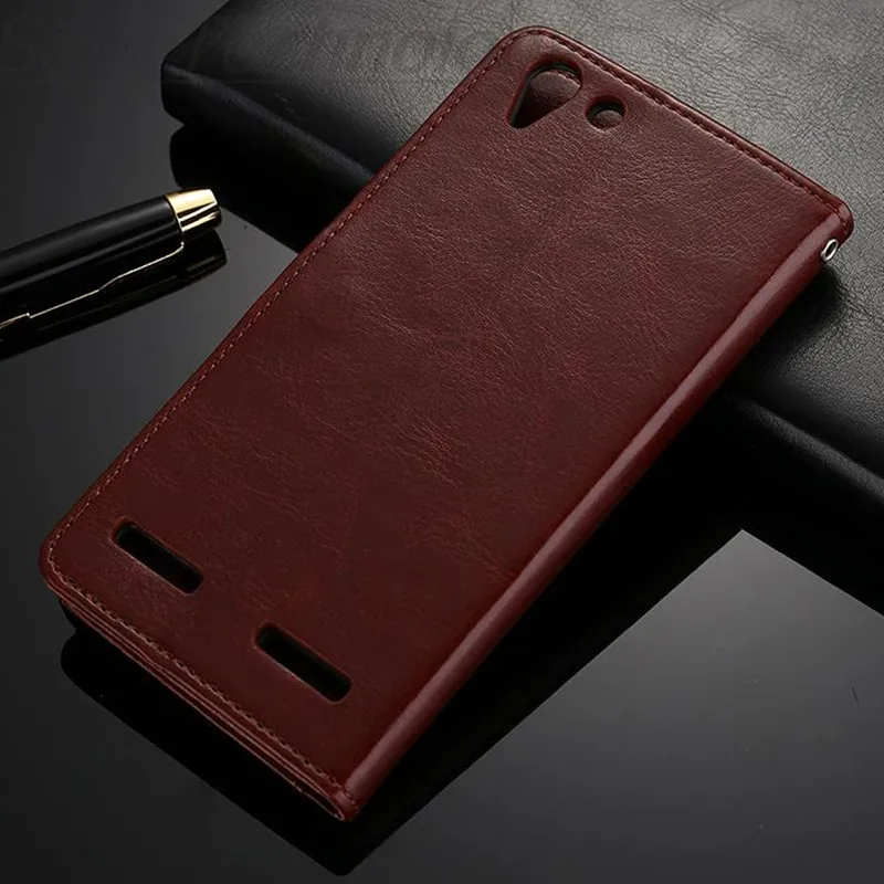 Чехол для Lenovo vibe k 5 кожаный флип-кейс Crazy horse lenovo k5 plus Роскошный чехол из