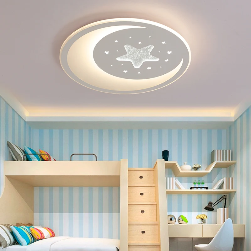 Потолочные светильники со звездами и лунами для детской комнаты Креативные