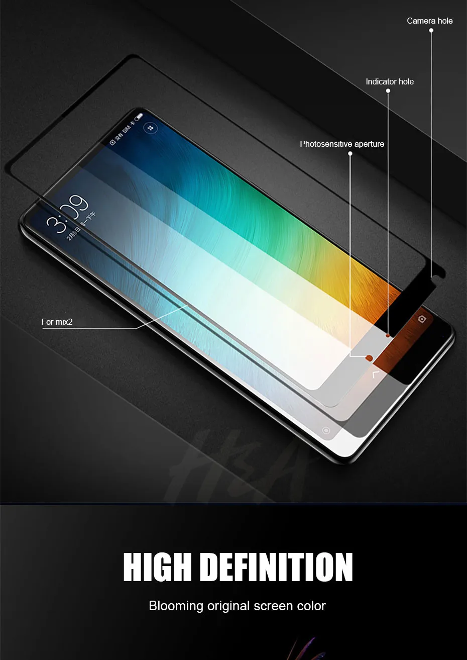 H& A Защитное стекло для Xiaomi Pocophone F1 Max 3 2 Note 3 A1 A2 Lite закаленное защитное стекло 0,27 мм A2 Lite F1 стекло