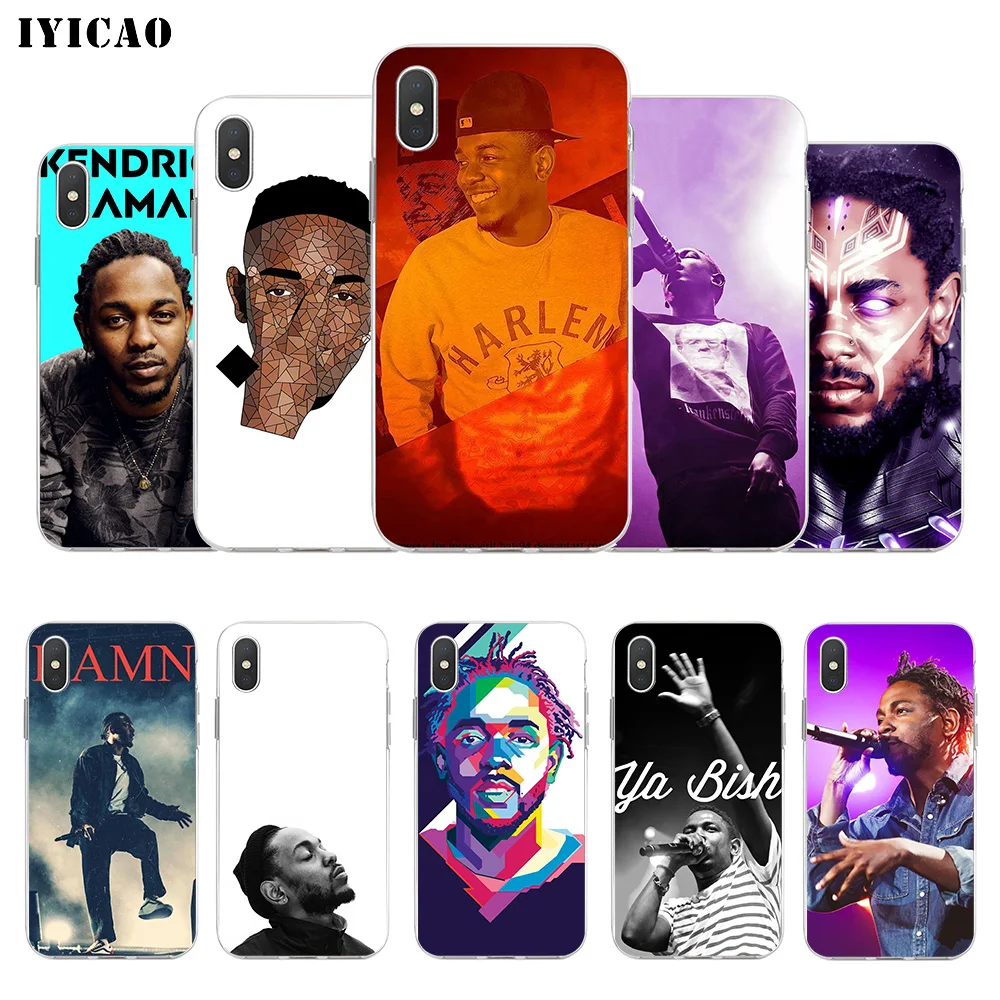 IYICAO Kendrick Lamar Рэппер Мягкий силиконовый чехол для телефона iPhone X XR XS MAX 6 6s 7 8 Plus 5 5S SE
