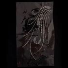 Хрустальные стразы горячей фиксации жемчуг блестками теплое перо мотив переводной Утюг на переводной бумаге патч Одежда Украшение