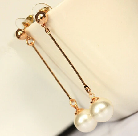 Женские серьги-гвоздики с жемчугом 14 карат | Украшения и аксессуары