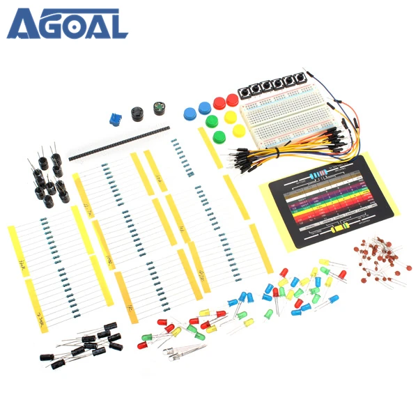 

Colorful LED Electronics Fans Components Package Element Parts Kit Set