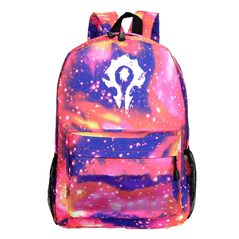 5 Рюкзак World of Warcraft для студентов Орды, рюкзак Mochila с новым рисунком для мужчин и женщин, рюкзак для путешествий - Color: 5