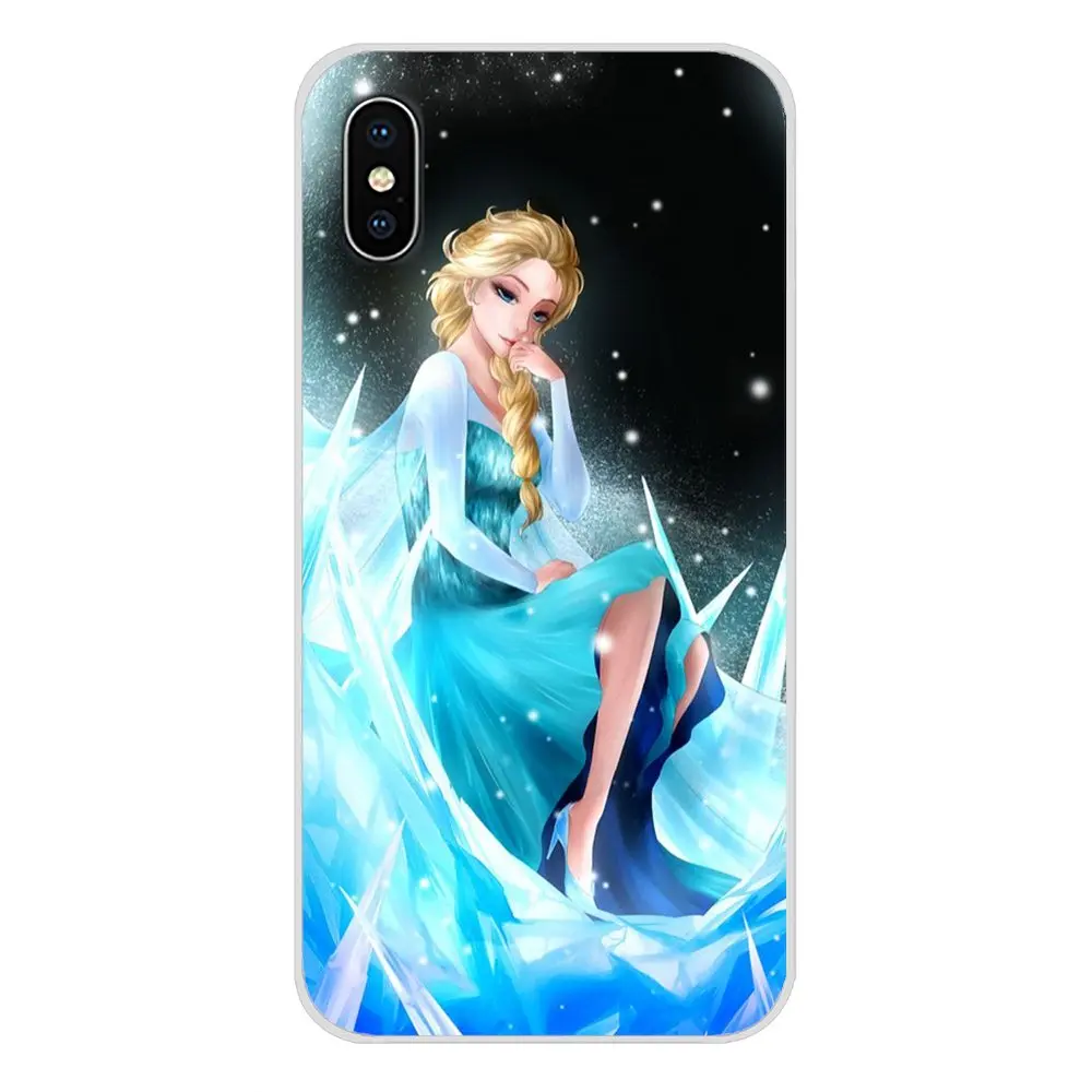 Аксессуары чехлы для телефонов Чехлы Эльза Принцесса Apple iPhone X XR XS MAX 4 4S 5 5S 5C SE 6 6S 7 8