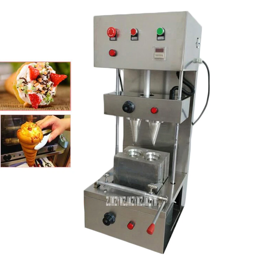 

Популярная коммерческая Автоматическая конусная машина для приготовления пиццы из нержавеющей стали с 2 головками высокой мощности 220 В/110 ...