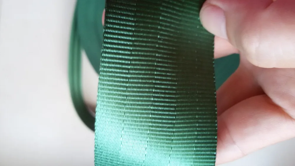 15 метров рулонный ремень безопасности для ремня зеленый цвет ширина 4 8 см 5 полос