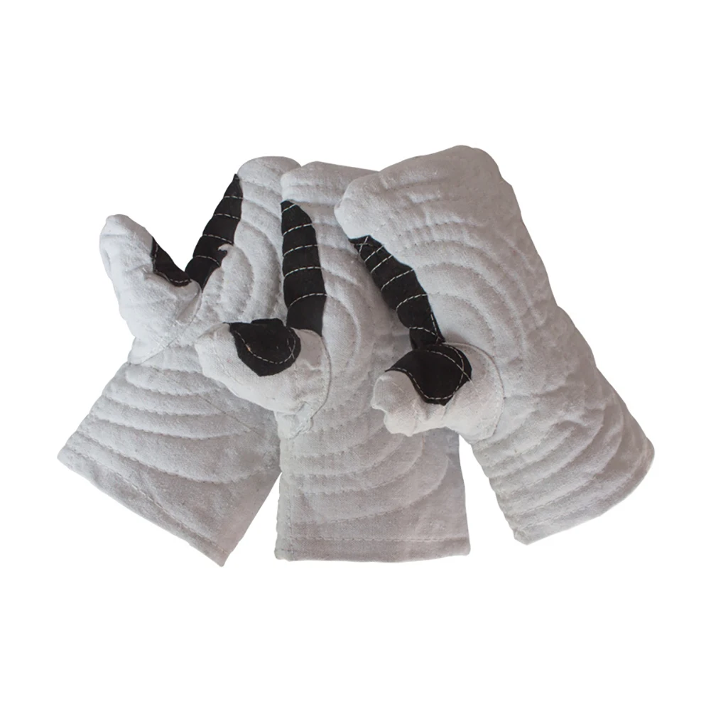 1 пара термостойкие перчатки толстые хлопковые для работы при высокой