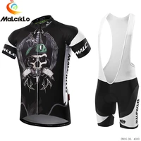 skull mens summer cycling jersey 2019 pro team short sleeve bike clothing mtb jersey set maillot ciclismo hombrereflective