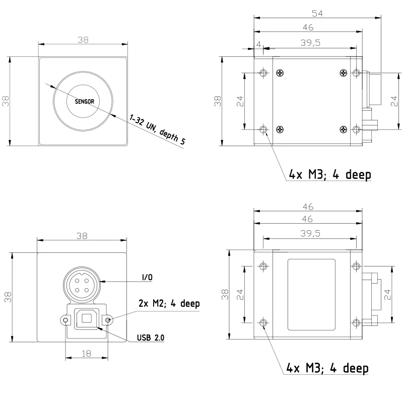 Высокой четкости USB 10MP цветной промышленный микроскоп видения Цифровая камера +