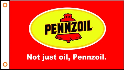 Пользовательский флаг автомобиля PENNZOIL баннер 3x5ft 100D полиэстер 01 | Дом и сад