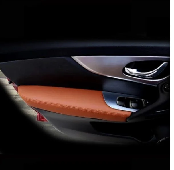 4 шт. защитная накладка для подлокотника на переднюю/заднюю дверь из микрофибры с