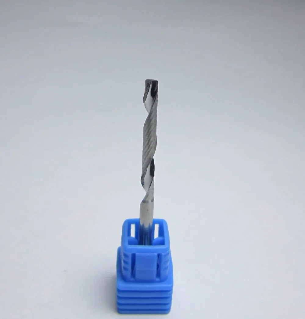 Концевые фрезы 1 канавка из карбида вольфрама для акрила длина режущего лезвия 25