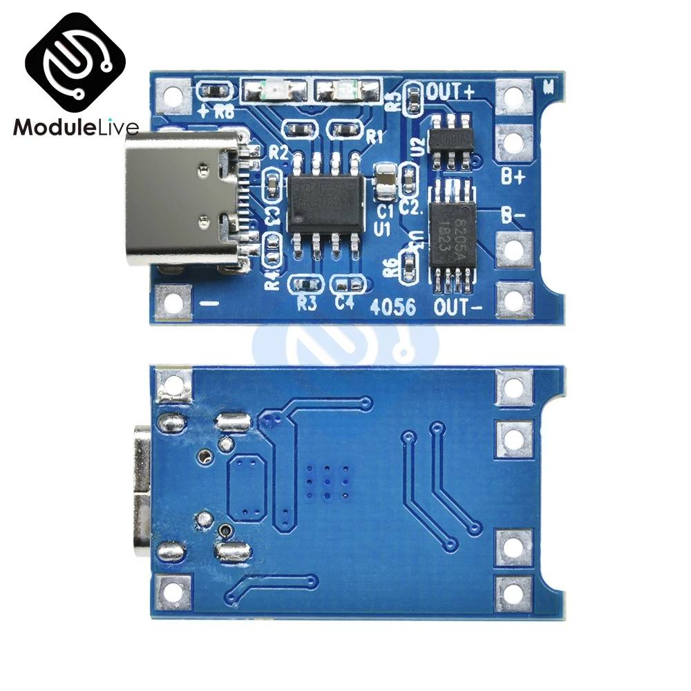 5 шт. В 1 А Type C USB 18650 TP4056|Аксессуары для электроинструментов| |