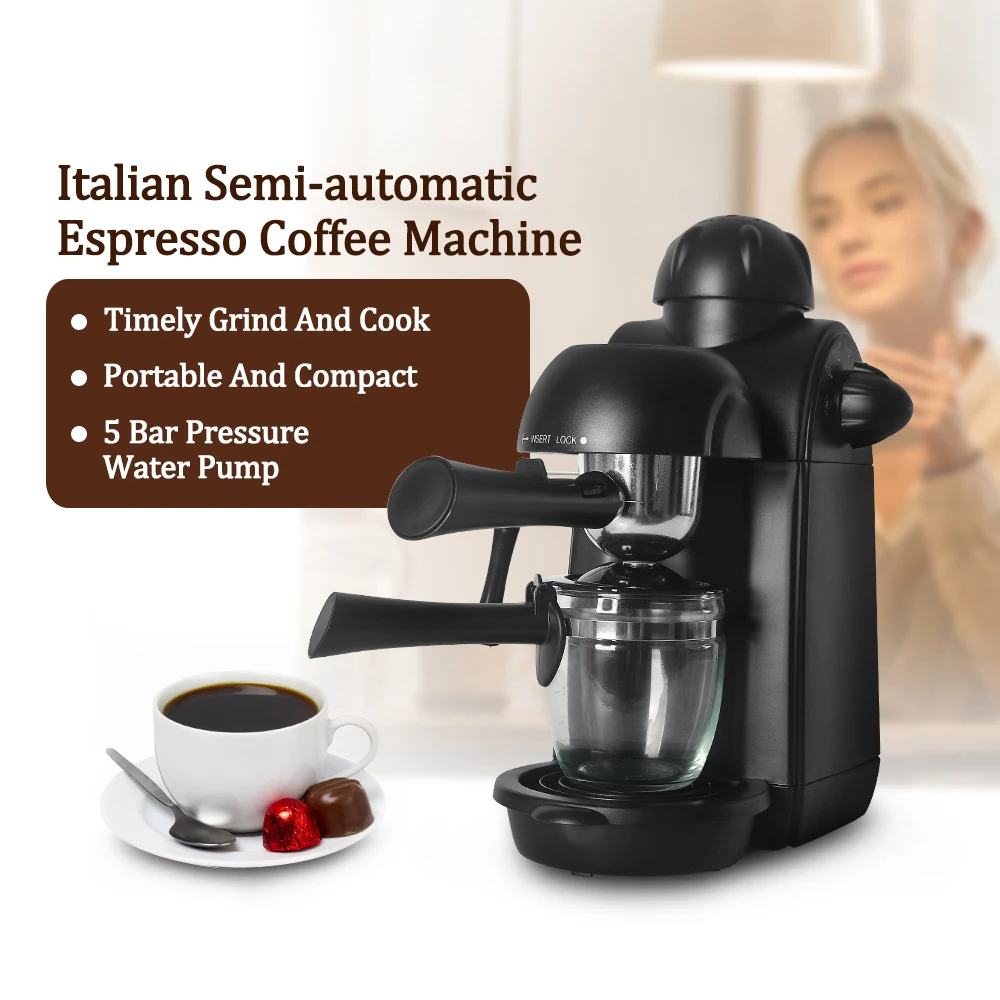 ITOP 5 бар бытовая Полуавтоматическая кофеварка для эспрессо итальянский кофе