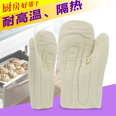 Высокая термостойкость Перчатки утолщенной изоляции литья плавильной печи