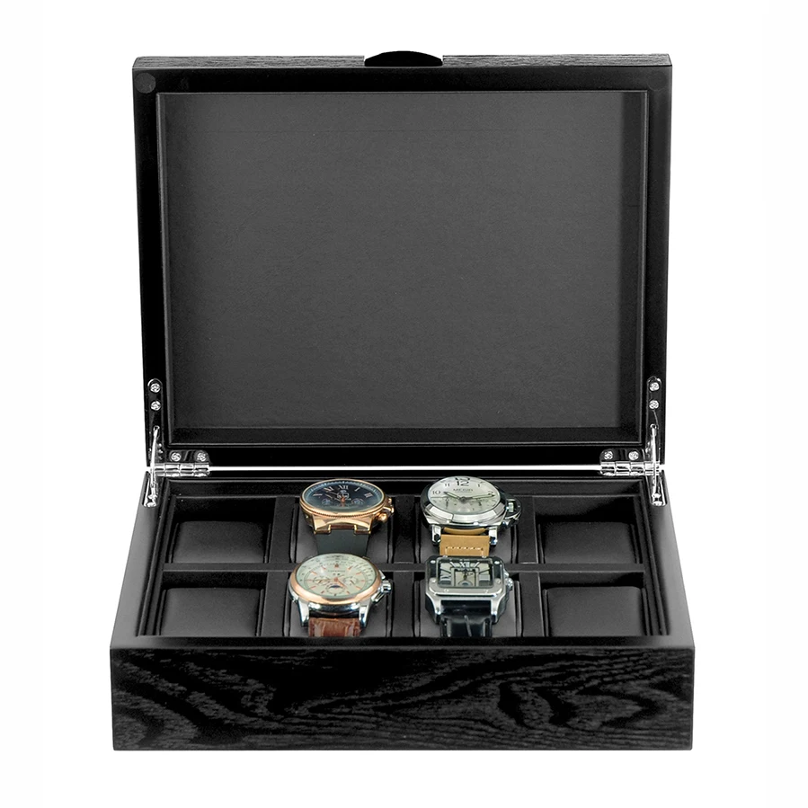 SONNY классический дизайн 8 сетки подкладка из искусственной кожи коробки для часов