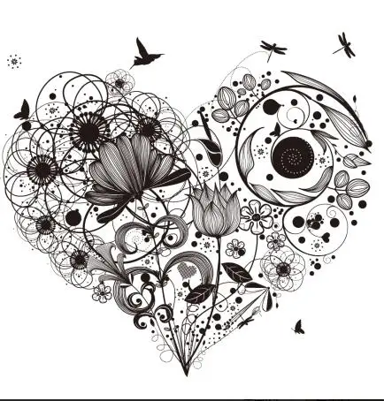 Цветок/любовь прозрачные штампы/силиконовые уплотнения для сделай сам