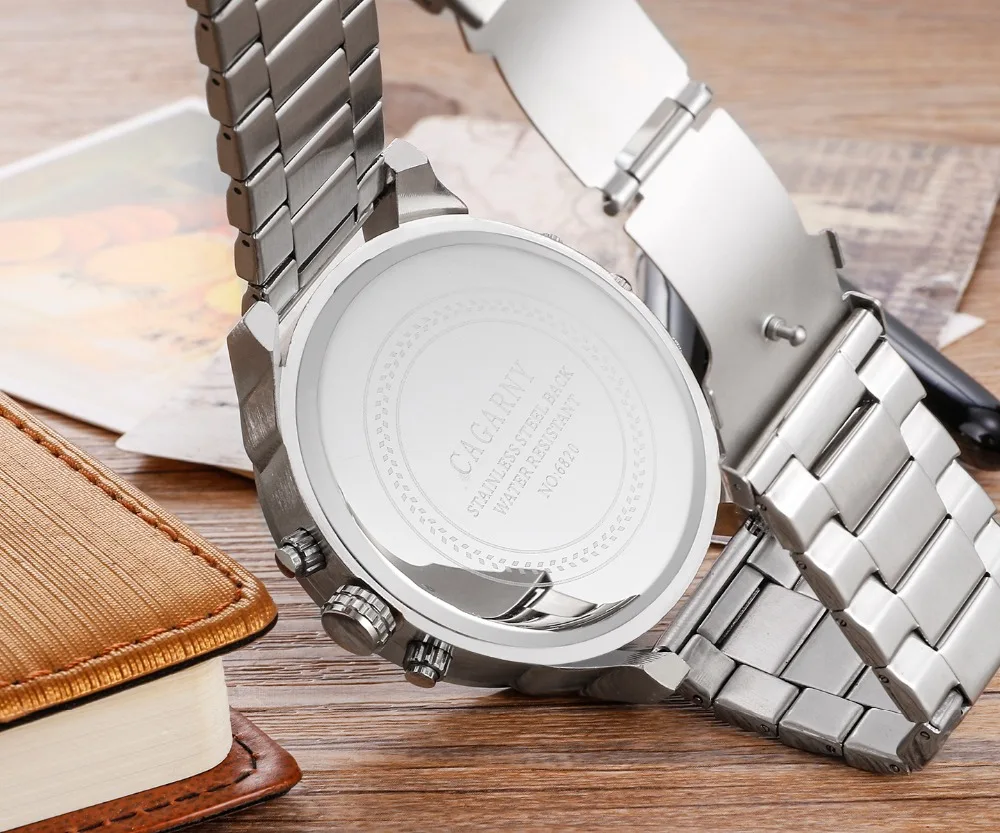 

Luxury Men brand Watches montre stainless steel Strap Quartz Watch reloj hombre Military Sports Male Clock relogio masculino