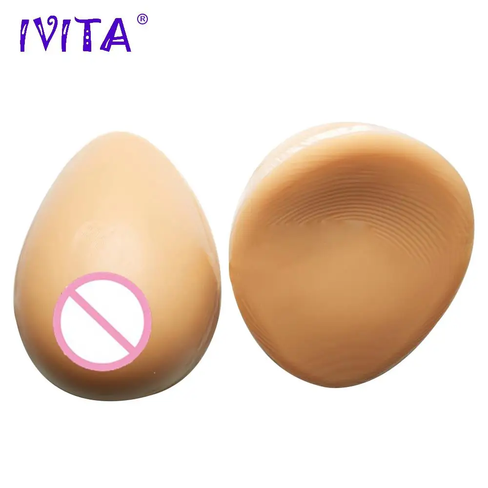 IVITA 1600 г/пара поддельные груди силиконовые формы искусственные для