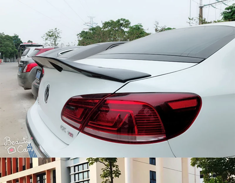 Для заднего спойлера на крышу из углеродного волокна крылья для Volkswagen VW Passat CC Sandard