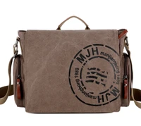 manjianghong mens vintage messenger bags canvas shoulder bag men casual business crossbody school bag printing travel handbag