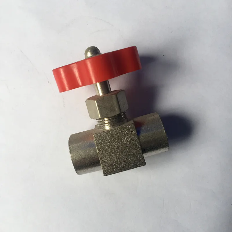 1 шт. 1/8 &quot1/4&quot Женская нить оранжевая пластиковая ручка металлическая прочная
