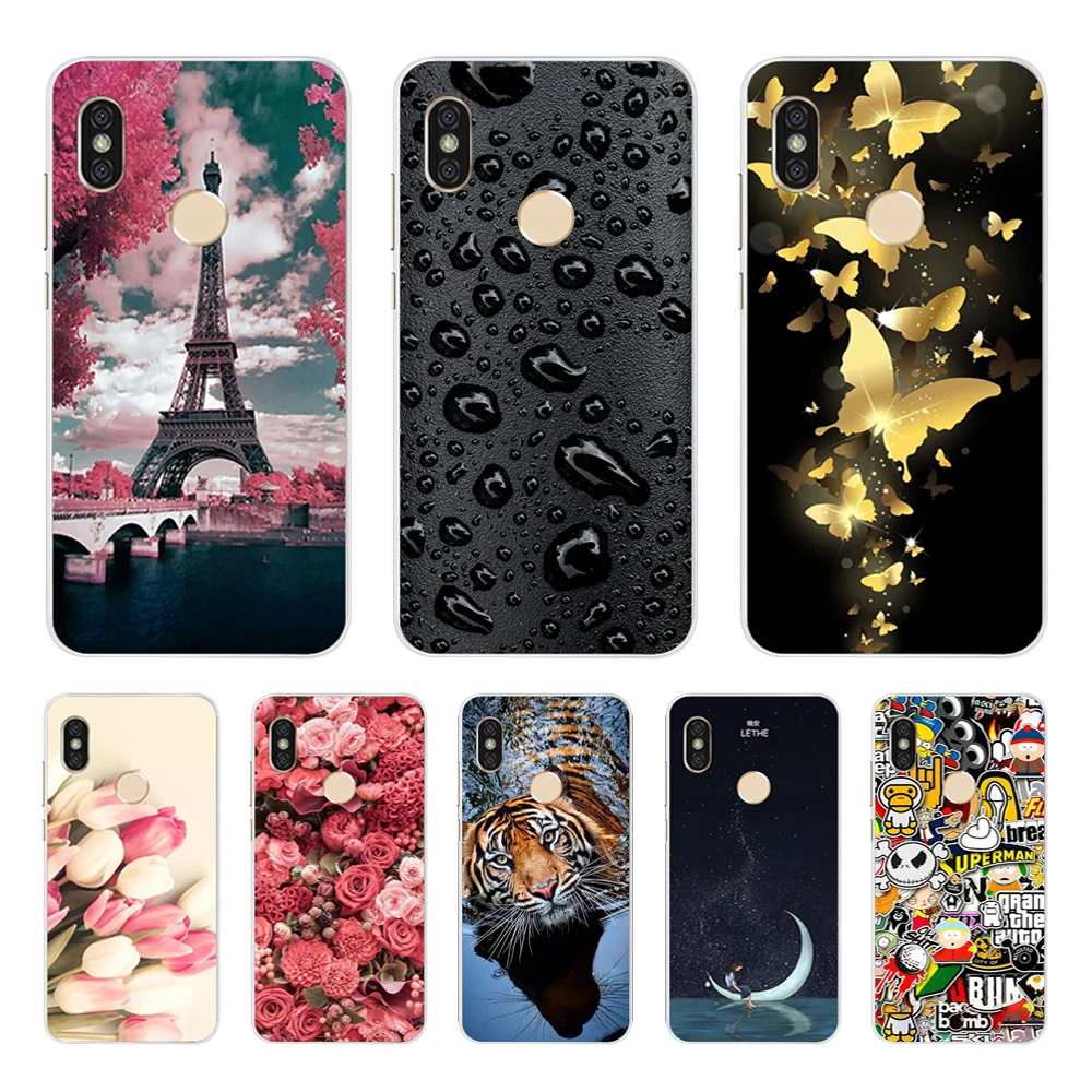 Силиконовый чехол для Xiaomi Redmi S2 мягкая задняя крышка бампер Capas S 2 RedmiS2