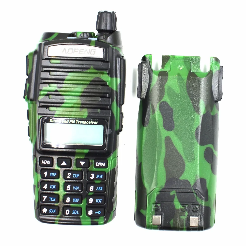 Рация BaoFeng 2 шт./лот два диапазона 136 174/400 520 МГц FM Ham двухсторонний радиопередатчик