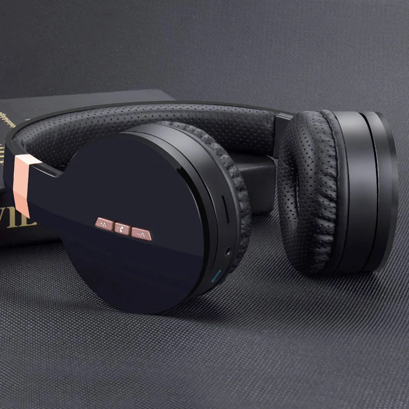 Складные беспроводные наушники HIFI Casque аудио Bluetooth наушники дисплей питания стерео бас гарнитура с микрофоном Поддержка SD TF карта