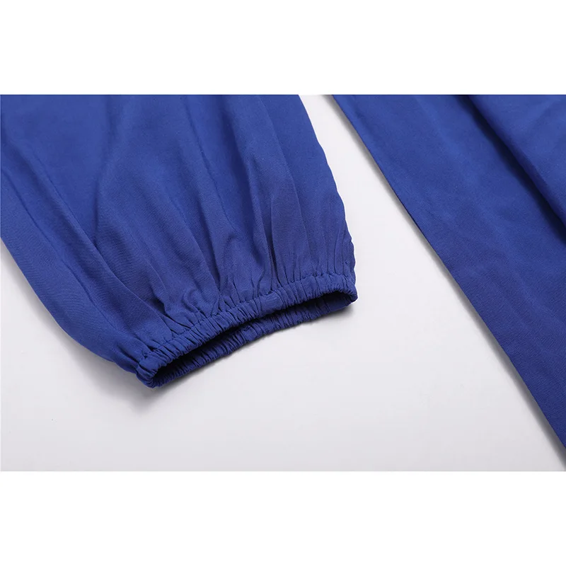 Недавно Для женщин Boho Maxi Dress Винтаж с принтом длинными рукавами круглым вырезом