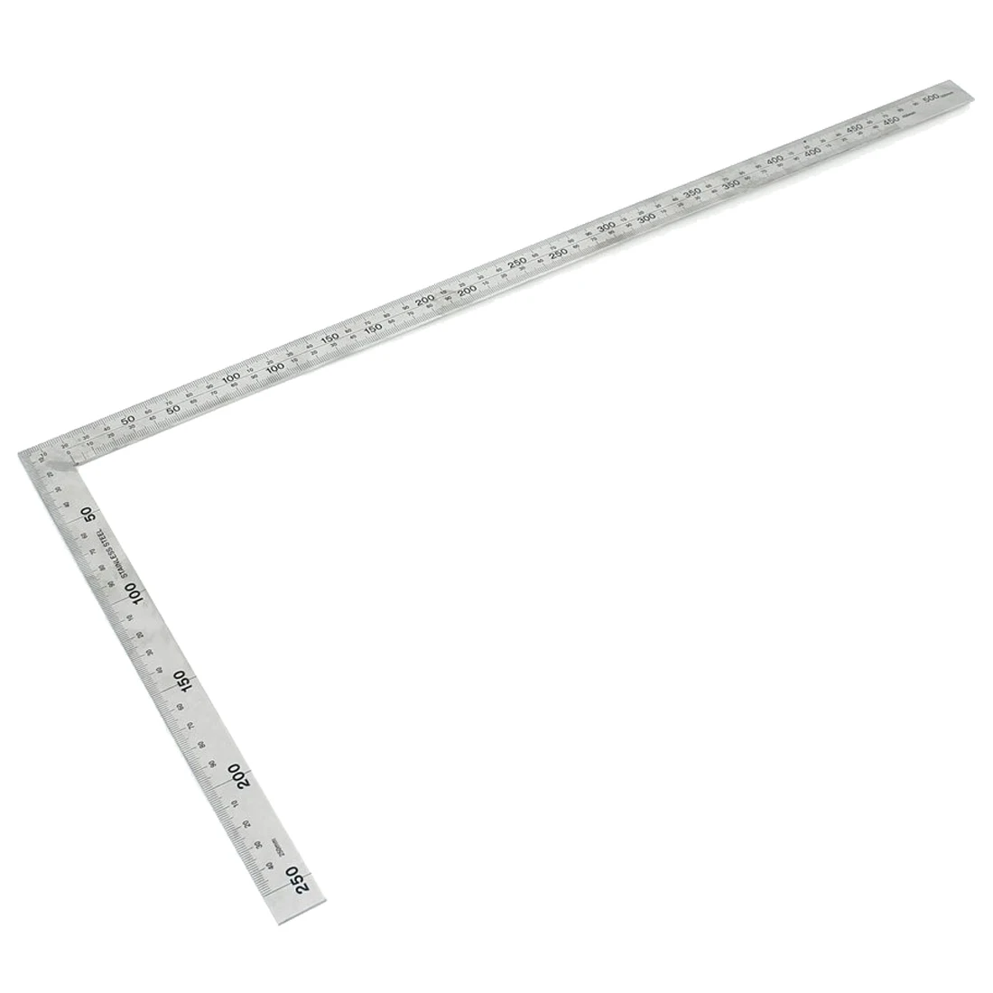 

Stainless Steel 25x50cm 90 Degree Angle Try Square Ruler Measure Tool