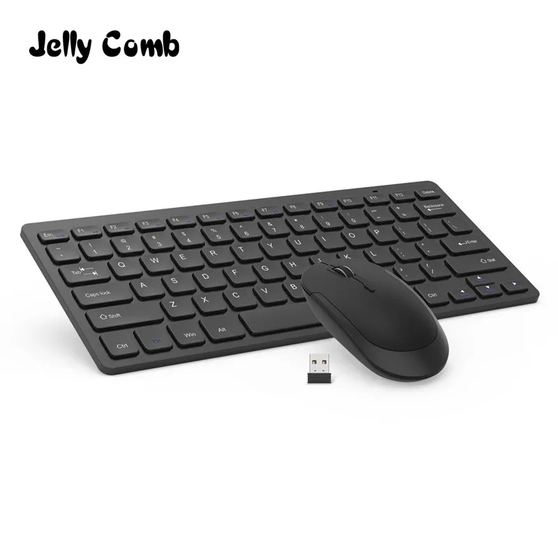 Ультратонкая портативная беспроводная клавиатура Jelly Comb 2 4 ГГц для Windows 7/8/ XP/