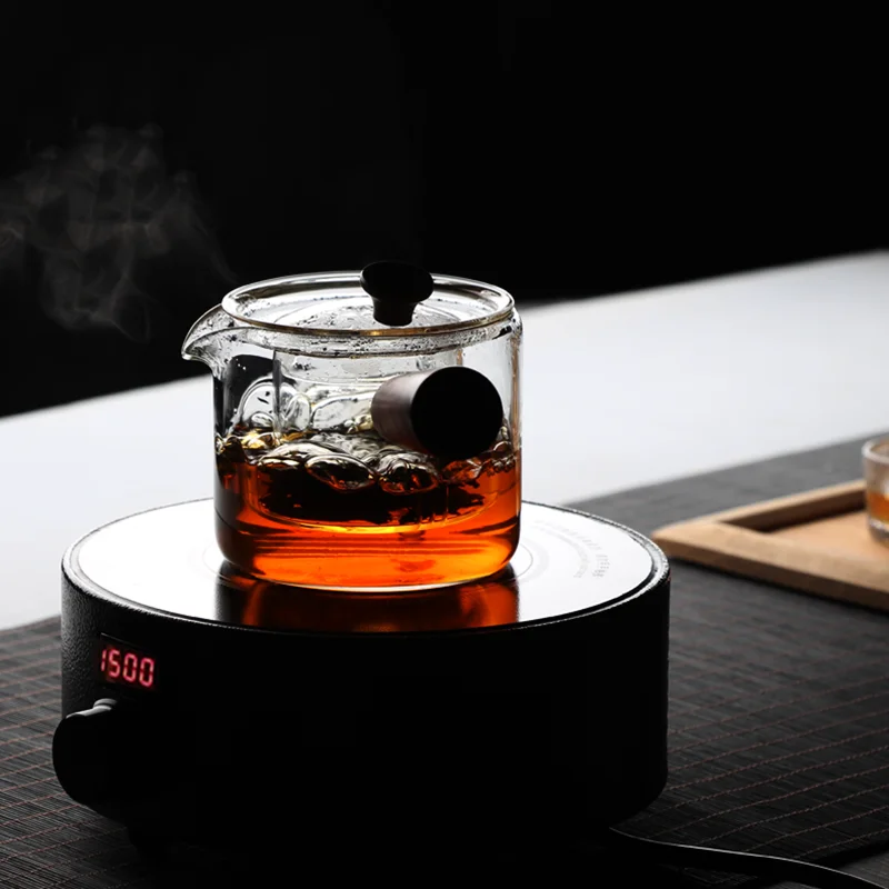 

500ml Heat Resistant Glass Teapot Chinese Tea Set Electric Ceramic Heaters Heating Kettle with Filter Tea Pot Drinkware Teaware
