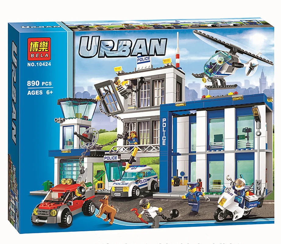 10424 Compatible With City Police Station 60047 Building Block Model Policeman Educational Toys For Children | Игрушки и хобби