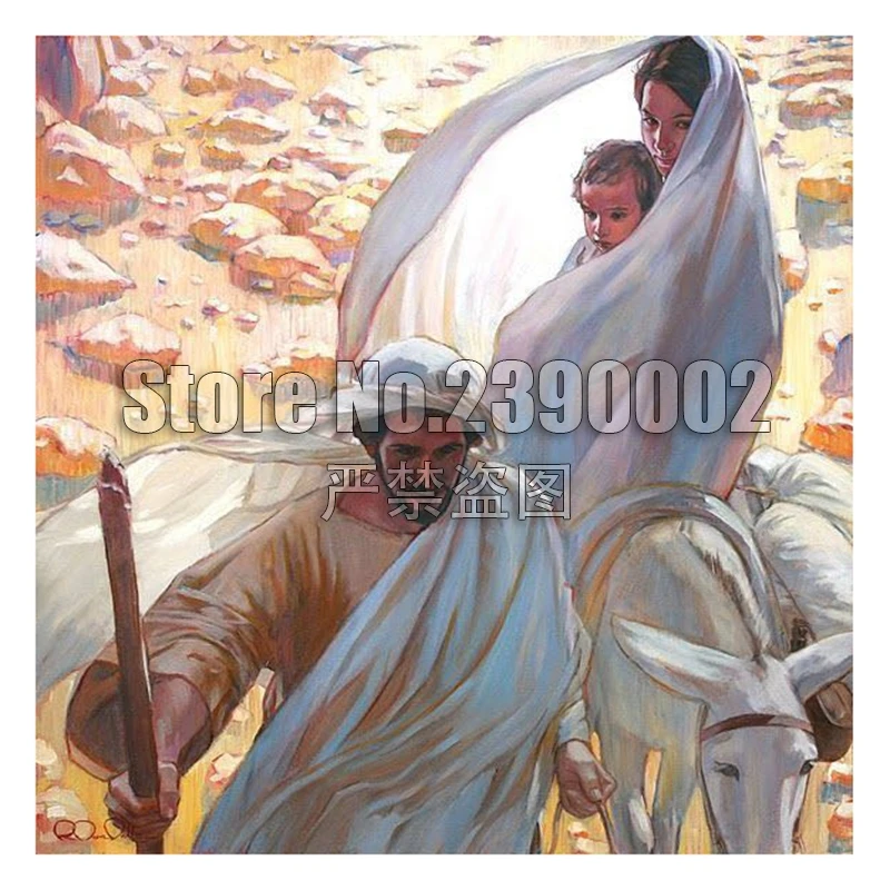 Полностью Алмазная вышивка Religion 5D Diy картина Иисус Дева Мадонна ребенок сидеть